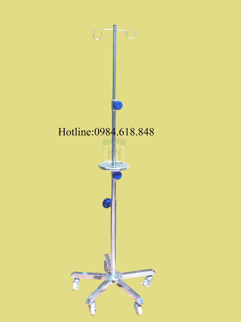 Xe đẩy bơm tiêm điện có tay đẩy inox-Model:XI402
