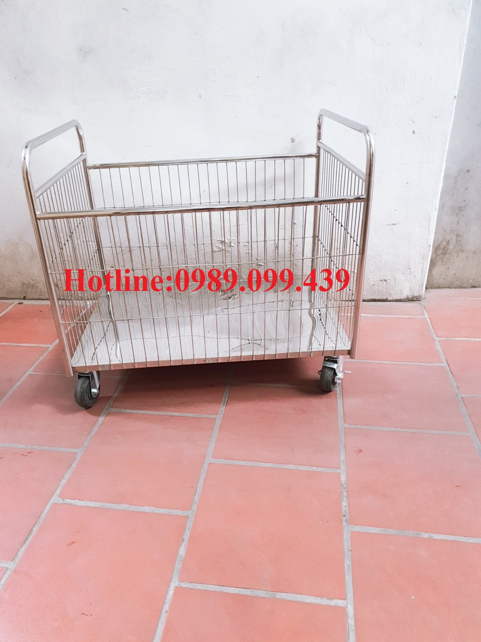 XE ĐẨY ĐỒ VẢI - XE ĐẨY QUẦN ÁO BỆNH NHÂN Model: XI 413
